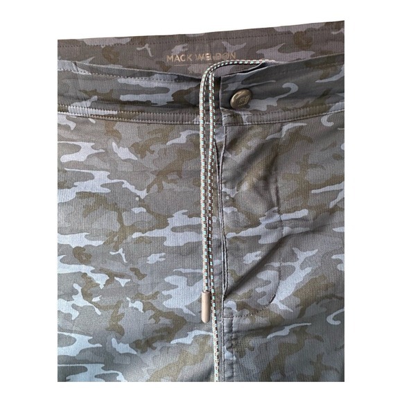 Mack Weldon Hybrid Board Shorts Mens XL Blue Black Camo‎ Stretch Swimming - Picture 4 of 7